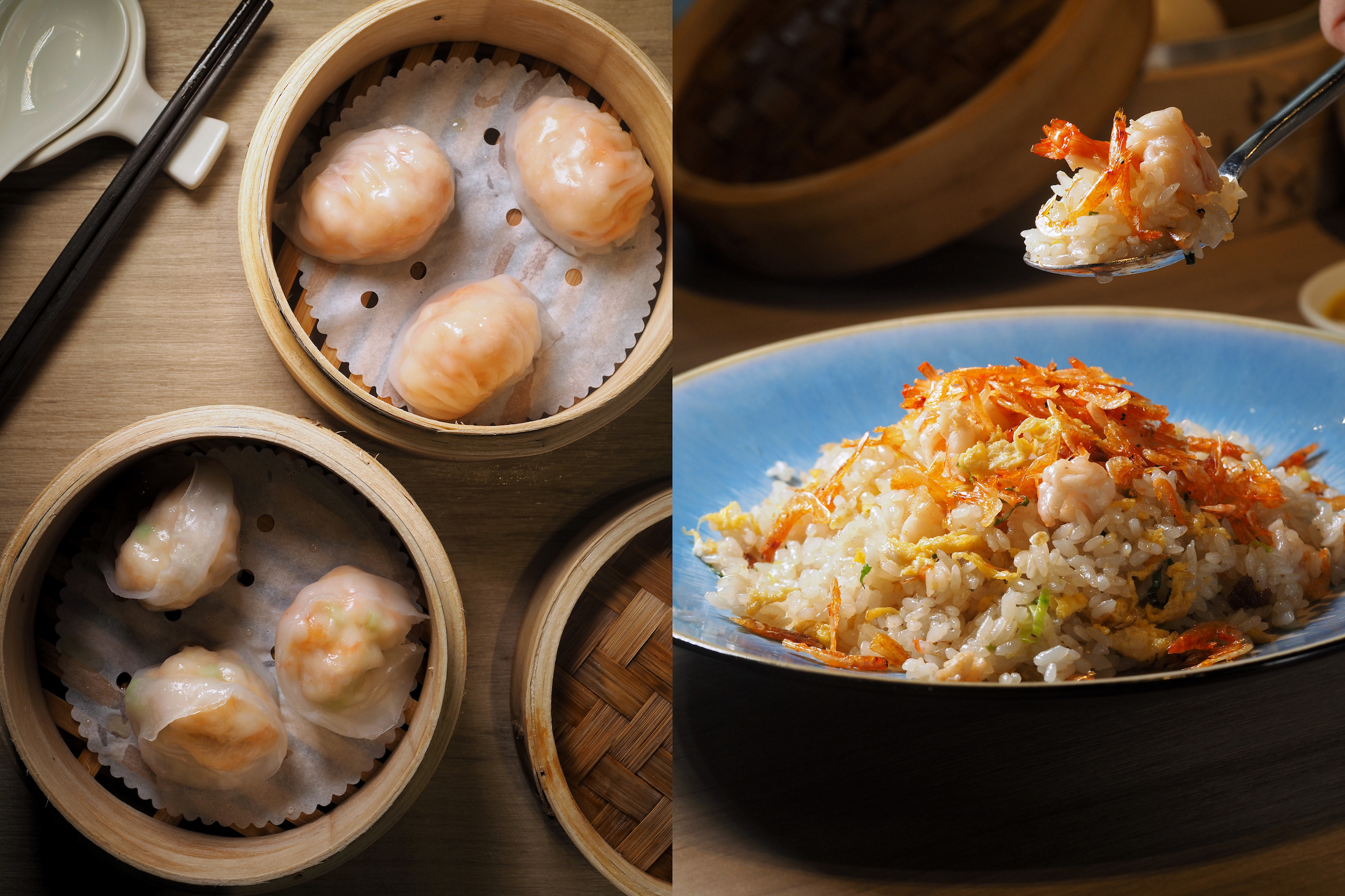 華泰大飯店集團旗下的港式飲茶品牌「華漾DIM SUM」回歸環球新北中和店，用現點現做的美味征服中和、板橋人的胃。