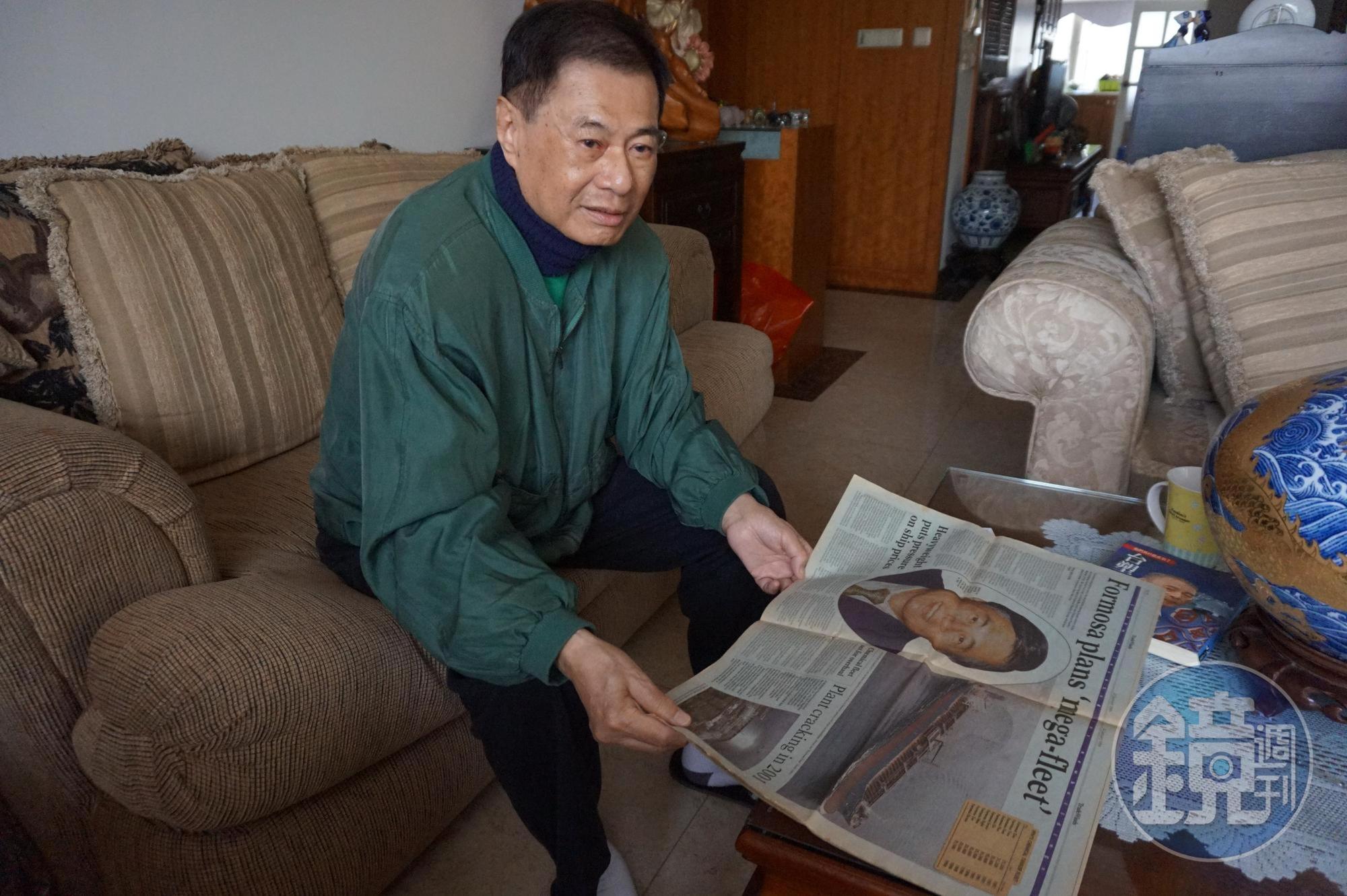 蘇父針對與兒蘇怡寧的200萬元投資爭議表示，兒講白賊話（謊話）。