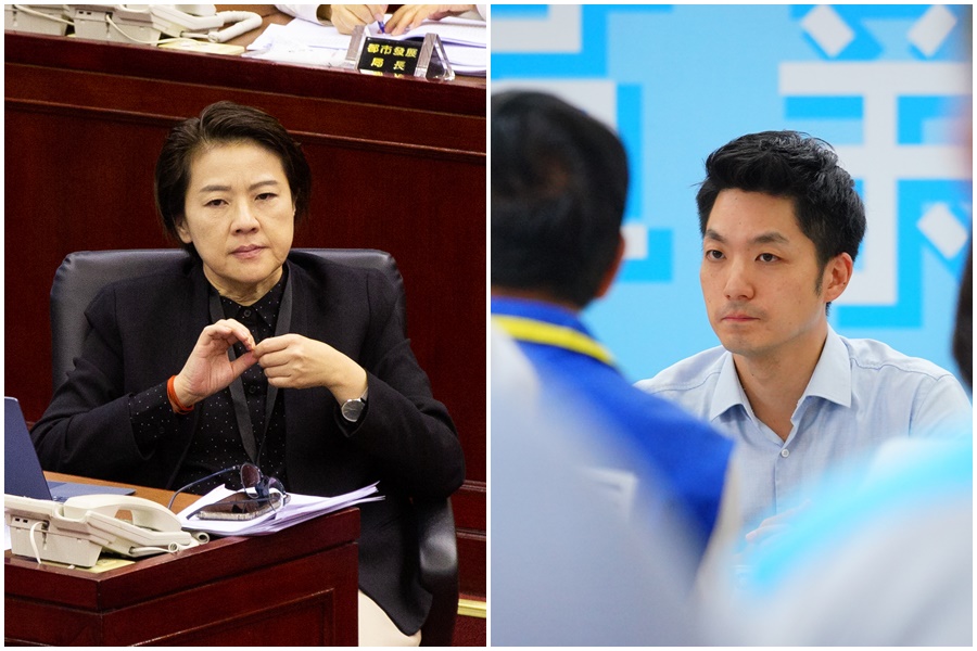 黃暐瀚曝民進黨北市首長布局，不論輸贏就是不讓蔣萬安（右）出線。（本刊資料照）