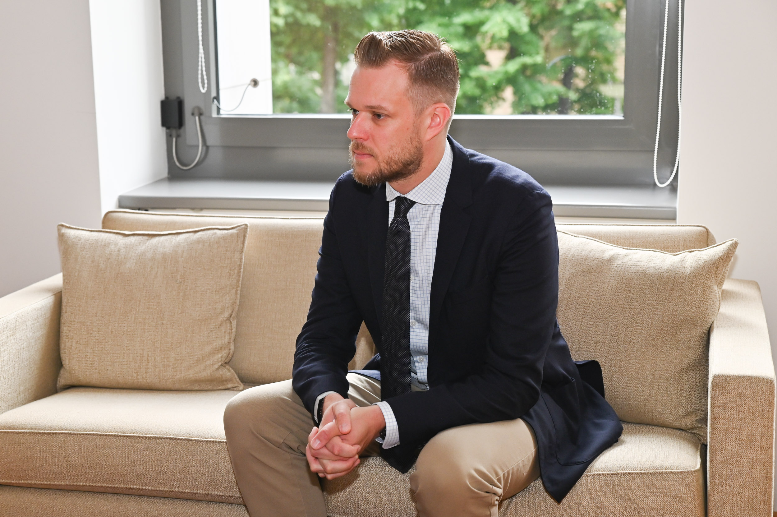 立陶宛召回駐中人員今天已抵達境內，外交部長藍斯柏吉斯強調「撤離人員不意味關閉大使館」。（翻攝自Gabrielius Landsbergis推特）