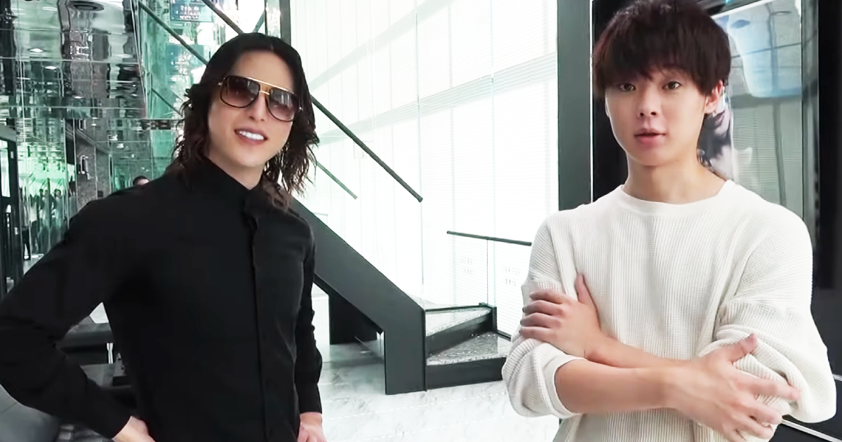 Youtuber三原JAPAN邀請日本帝王級男公關羅蘭合體，開箱他的豪宅，也大聊人生觀與對台灣的感覺，金句連發也展現重視台灣粉絲的心意。（翻攝Youtube／三原JAPAN Sanyuan_JAPAN）