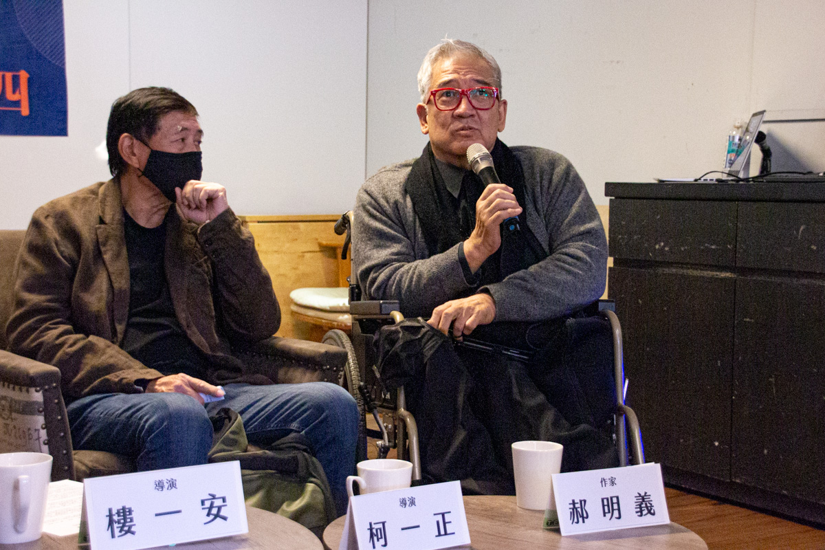 知名文化人郝明義表示：「讓核四在墳墓裡面安息，不要出來作怪，重啟核四的公投，必須出來投下不同意票」。（全國廢核行動平台提供）