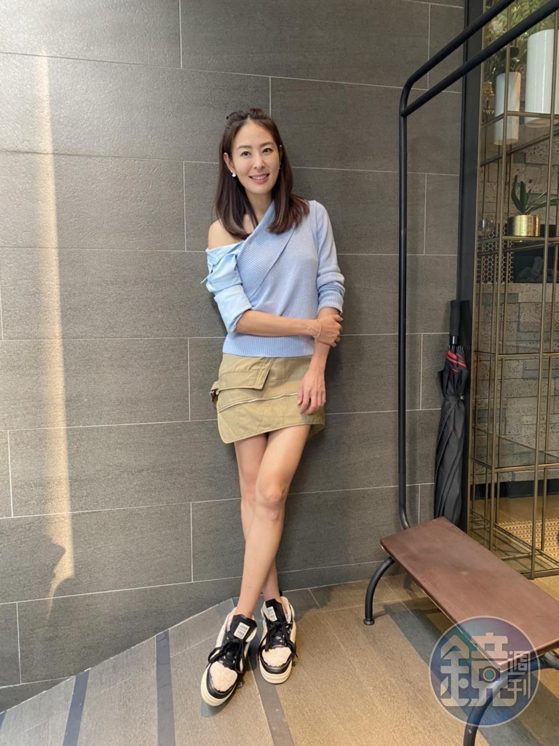 賈永婕今年因熱心抗疫被封為女神。