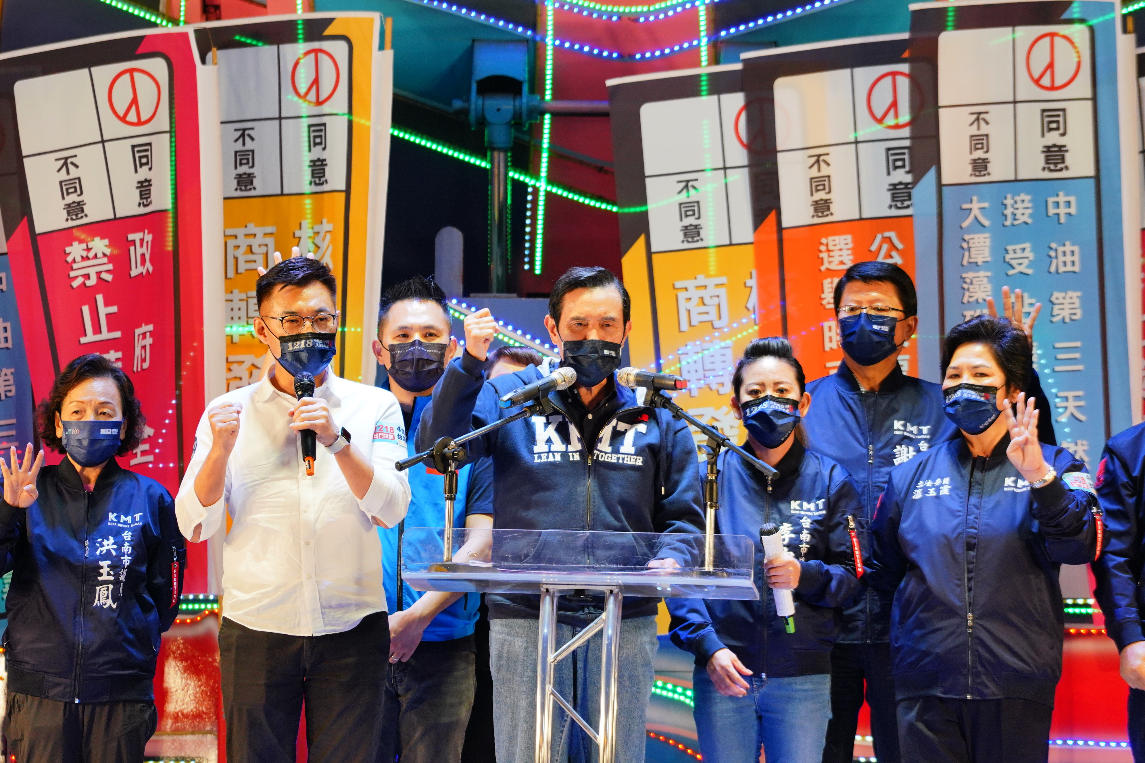 馬英九認為重啟核四公投最有可能不會過關。（圖為國民黨南投公投說明會，本刊資料照）