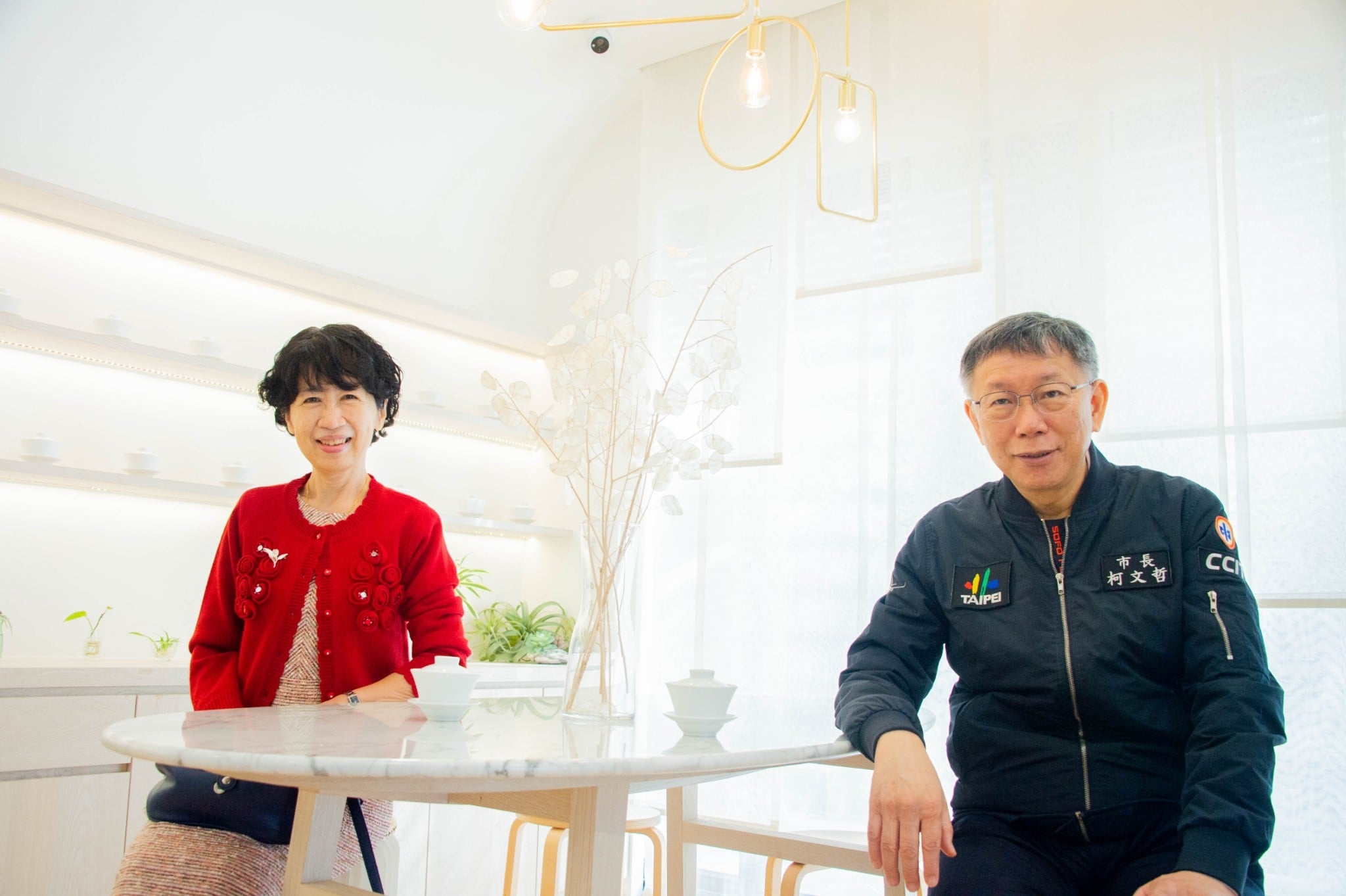 陳佩琪想穿水水陪尪投票，沒想到柯文哲「1理由」拒絕同框。（翻攝自陳佩琪Peggy臉書）