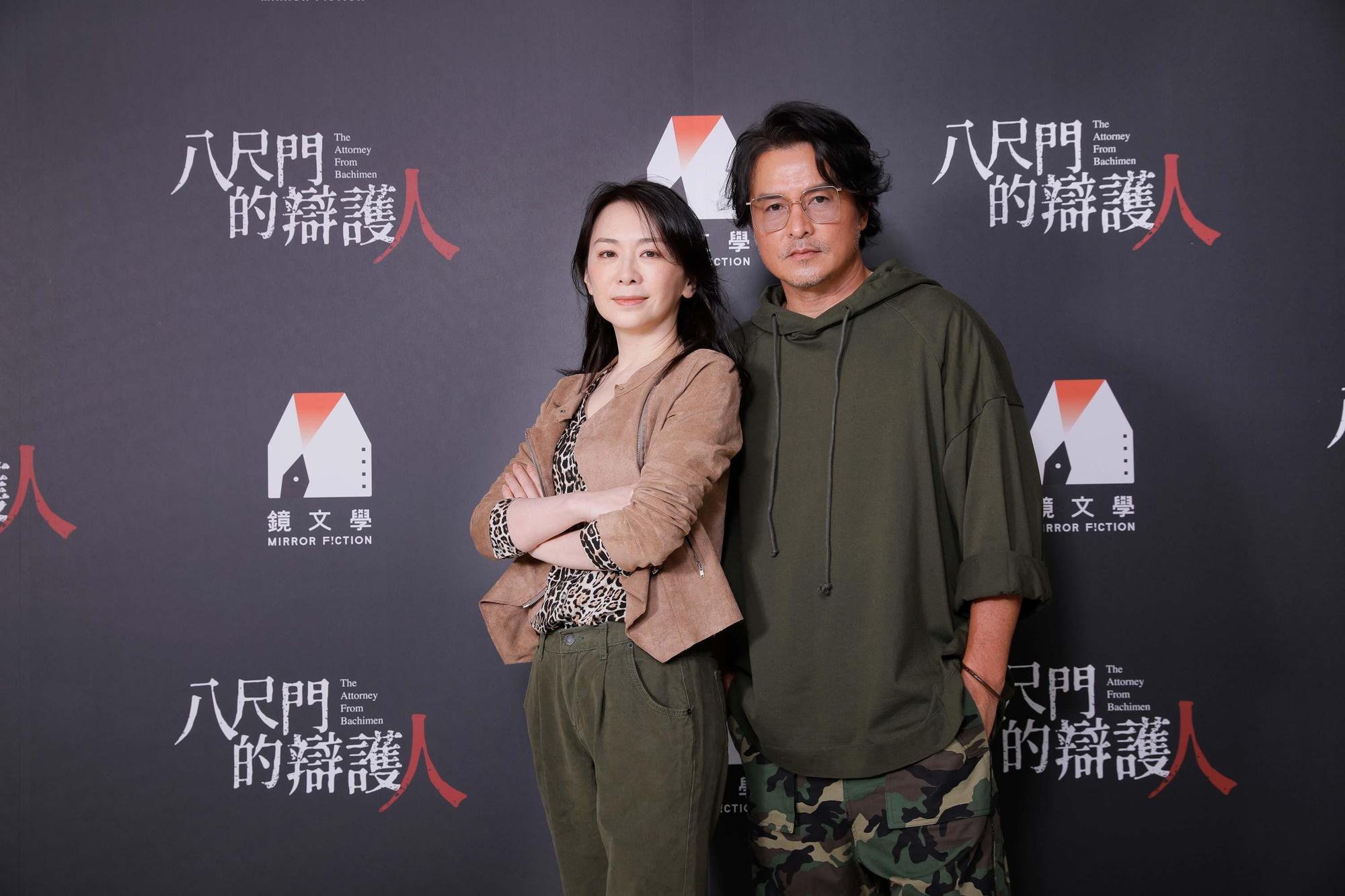 《八尺門的辯護人》潘儀君、李銘順 。 (鏡文學提供)