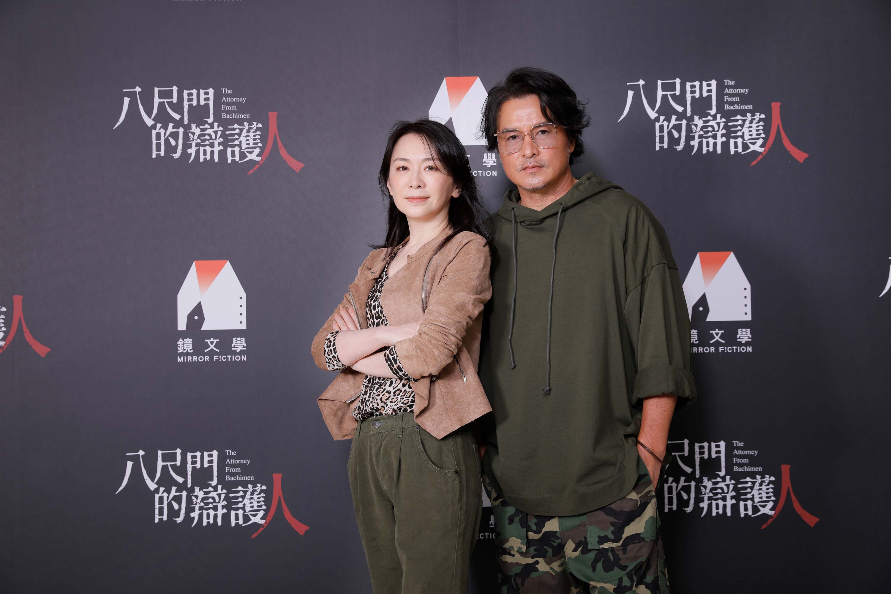 《八尺門的辯護人》潘儀君、李銘順 。 （鏡文學提供）   
