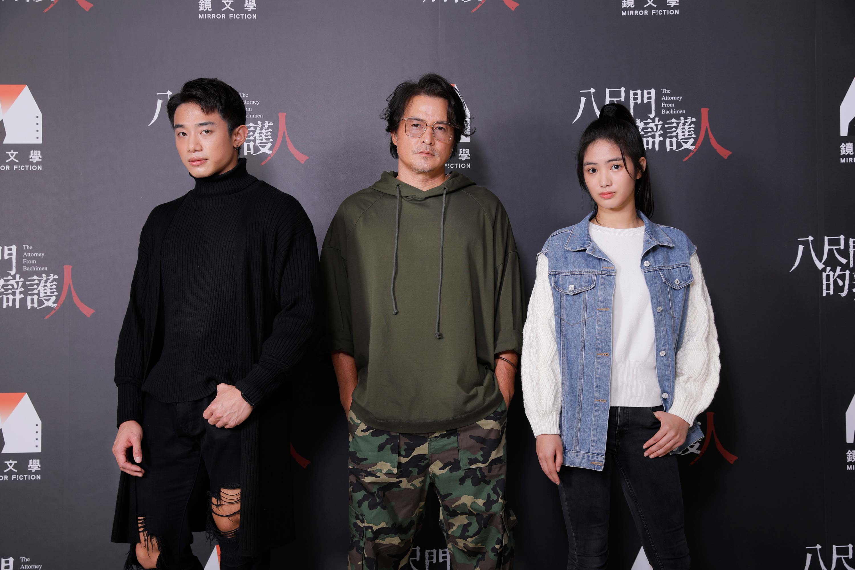 《八尺門的辯護人》三人小組： 初孟軒、李銘順、雷嘉汭 。 （鏡文學提供）   