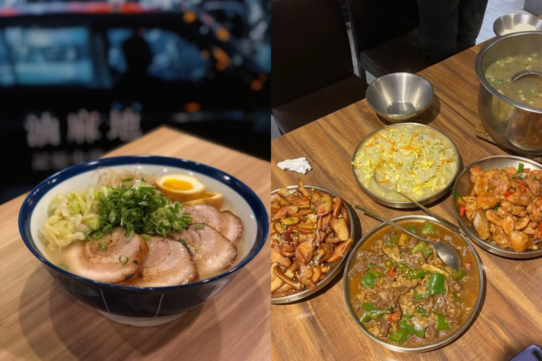 其他網友的員工餐也不遑多讓,十分澎湃。(翻攝自Dcard)