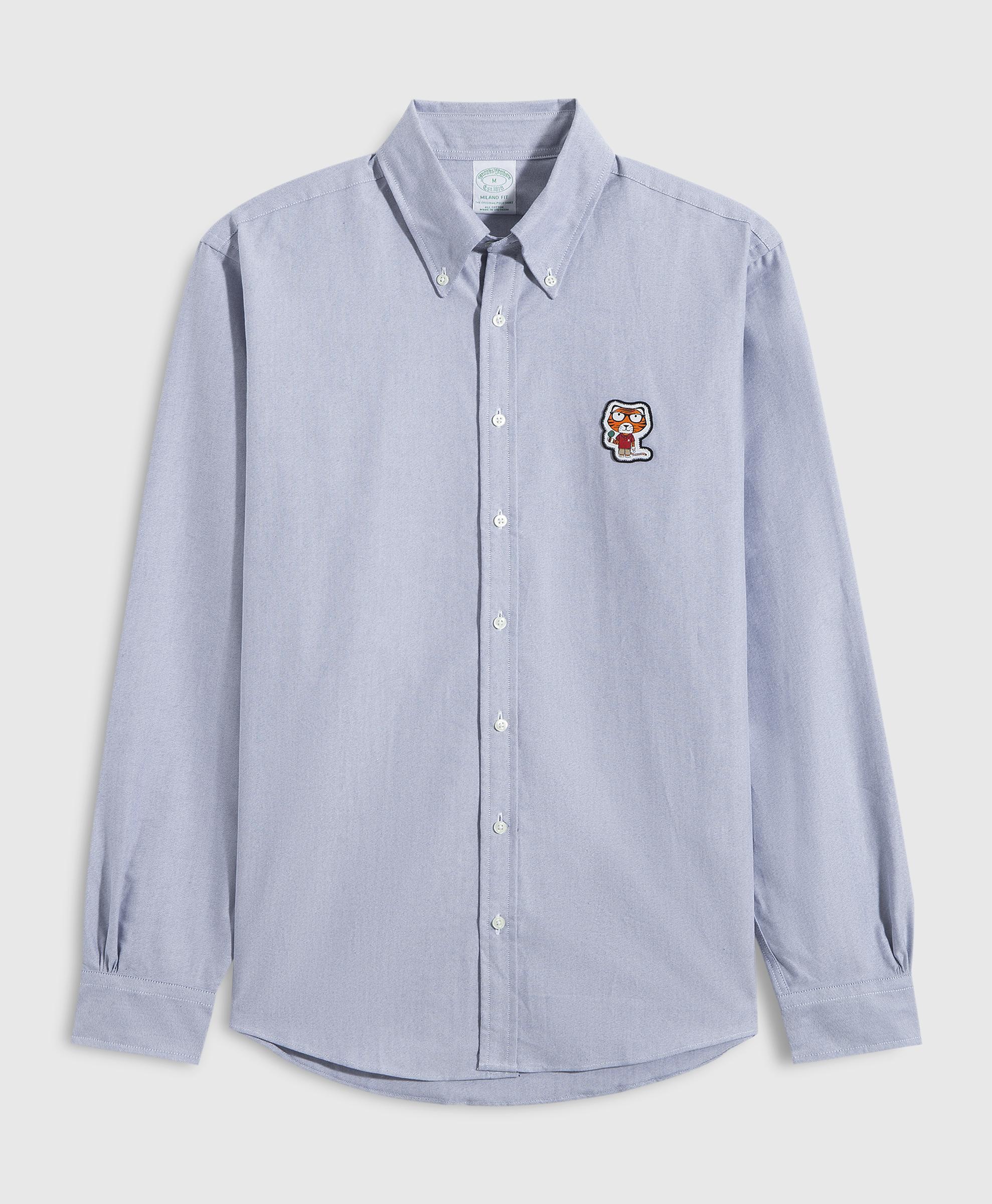 男性淺藍色button down襯衫。NT$5,090。