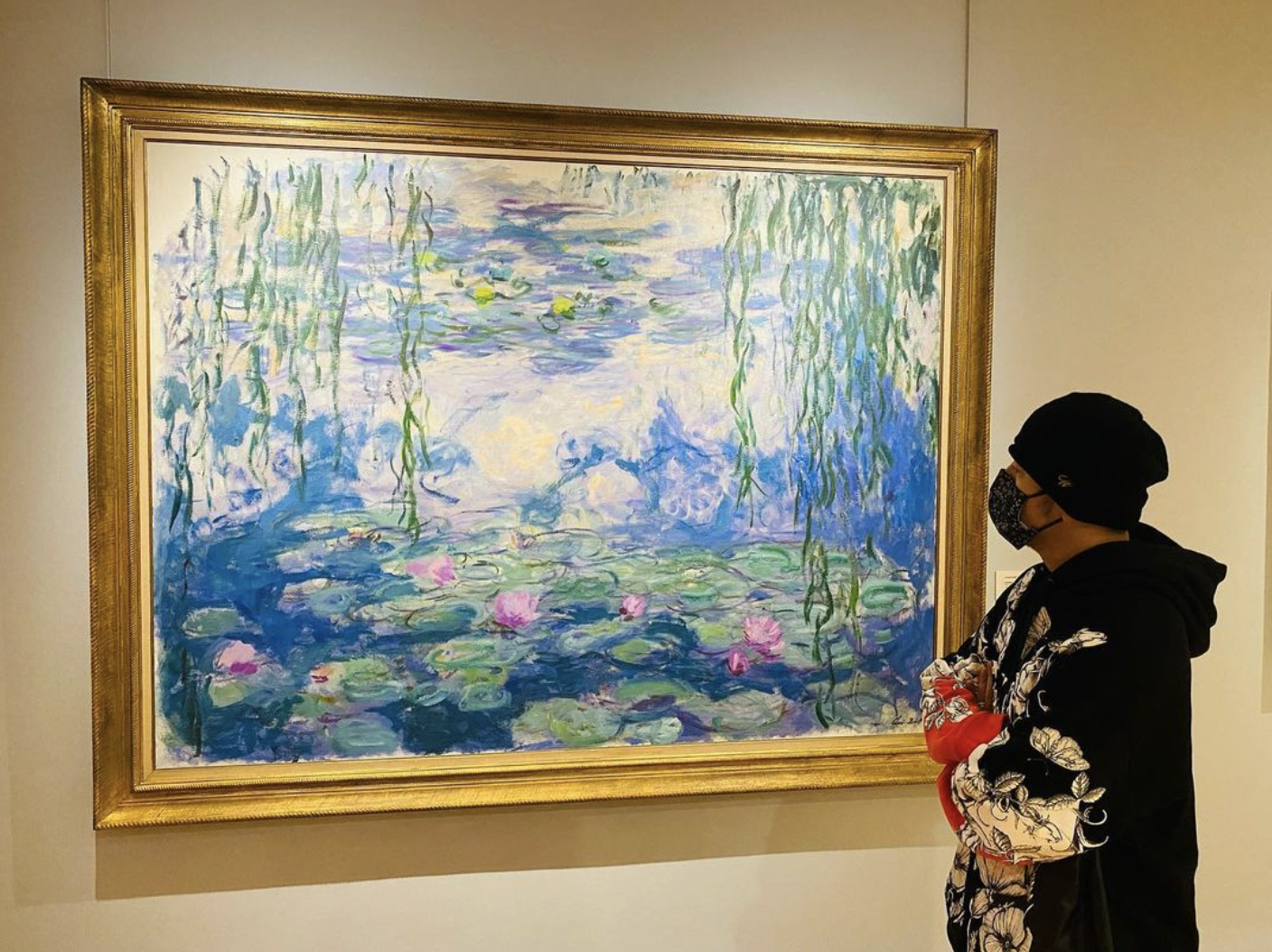 周杰倫貼出睡蓮圖，問大家看了會想睡嗎？（翻攝周杰倫IG）