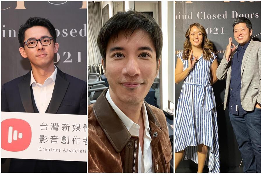 自李靚蕾毀滅式爆料後,王力宏終於Po出聲明回擊,卻被阿滴(左)、百靈果(右)還有廣大網友揪錯。(左圖翻攝自阿滴英文臉書,中圖翻攝自王力宏臉書,右圖翻攝自百靈果News臉書)