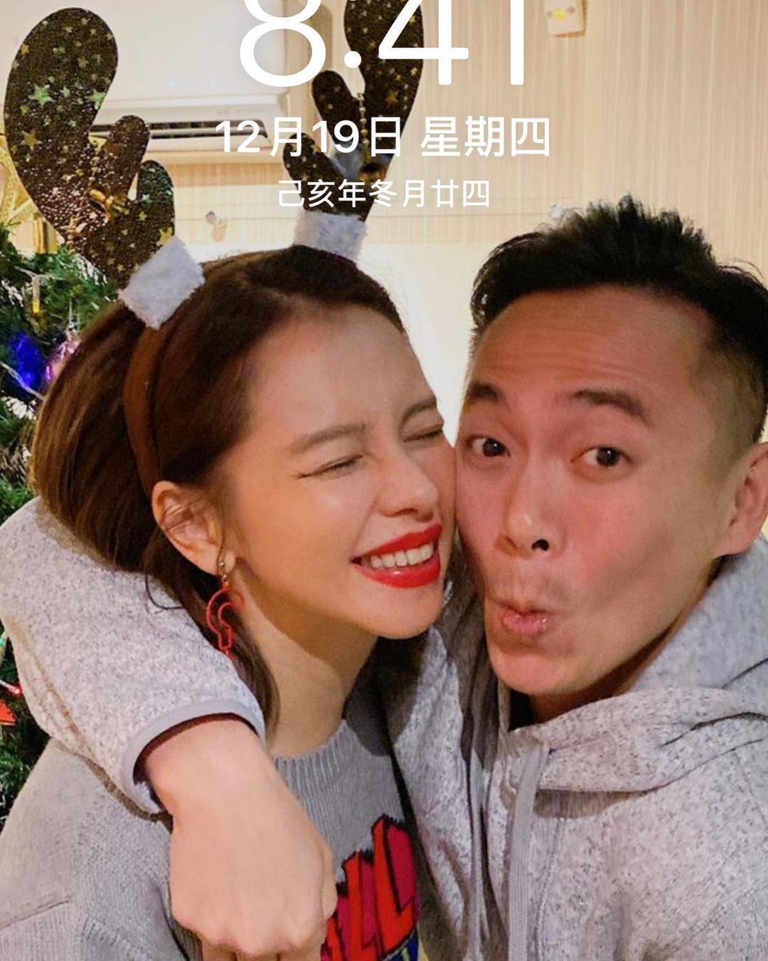 徐若瑄（左）澄清「我絕對沒有踰矩對不起我先生」，喊話王力宏出面化解。（翻攝自徐若瑄IG）
