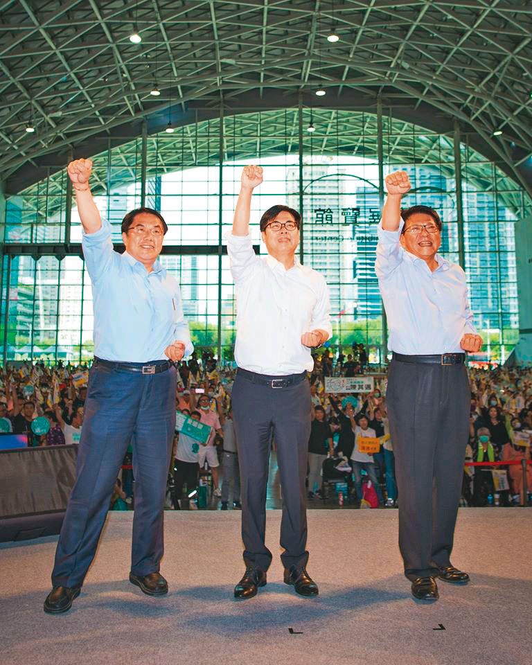 民進黨「南票北補」策略成功，南部縣市開出大幅領先的不同意票，是公投成敗關鍵因素。（翻攝潘孟安臉書）