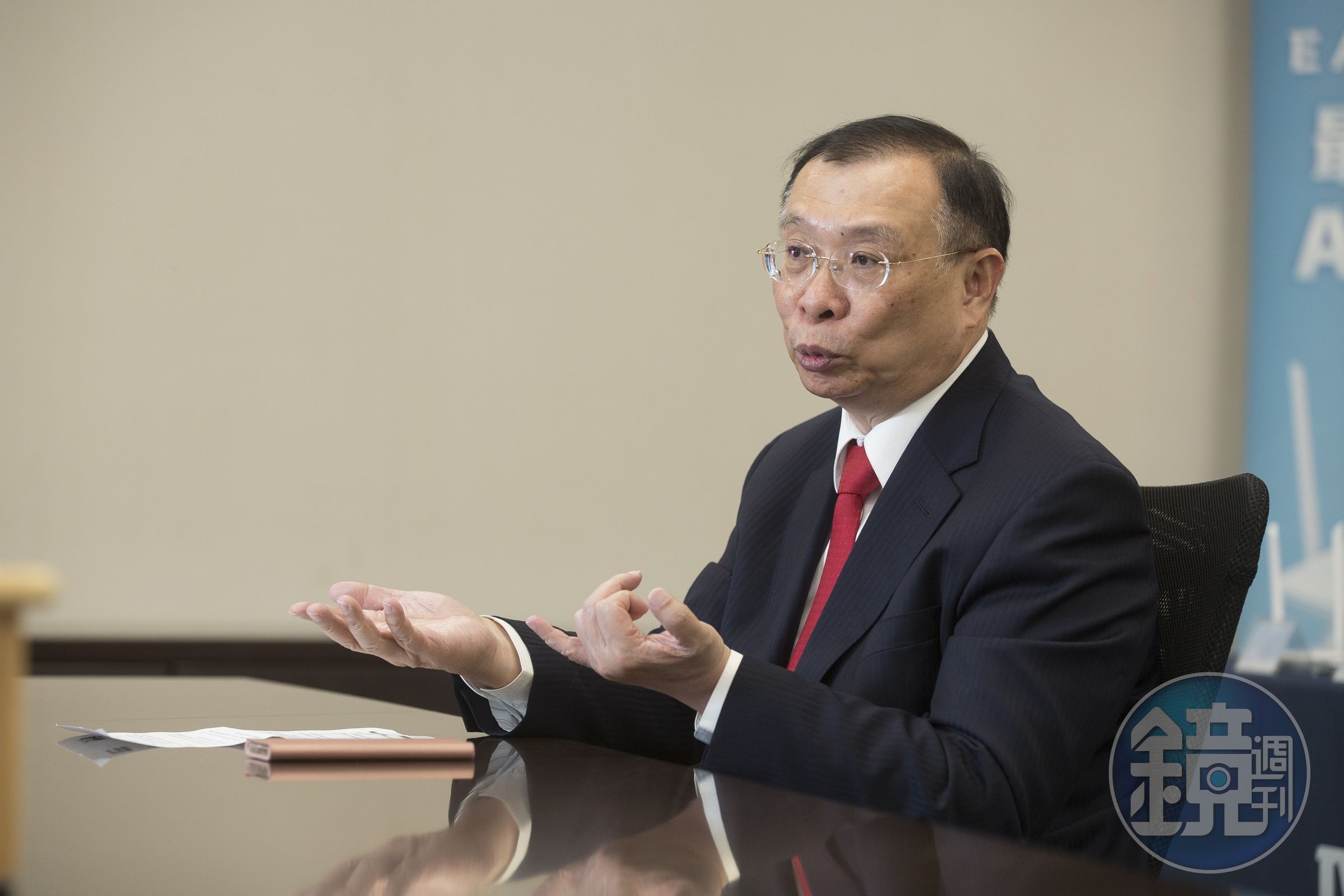 謝裕民接受本刊專訪，吐露光洋科經營權大戰爆發月餘的心情。