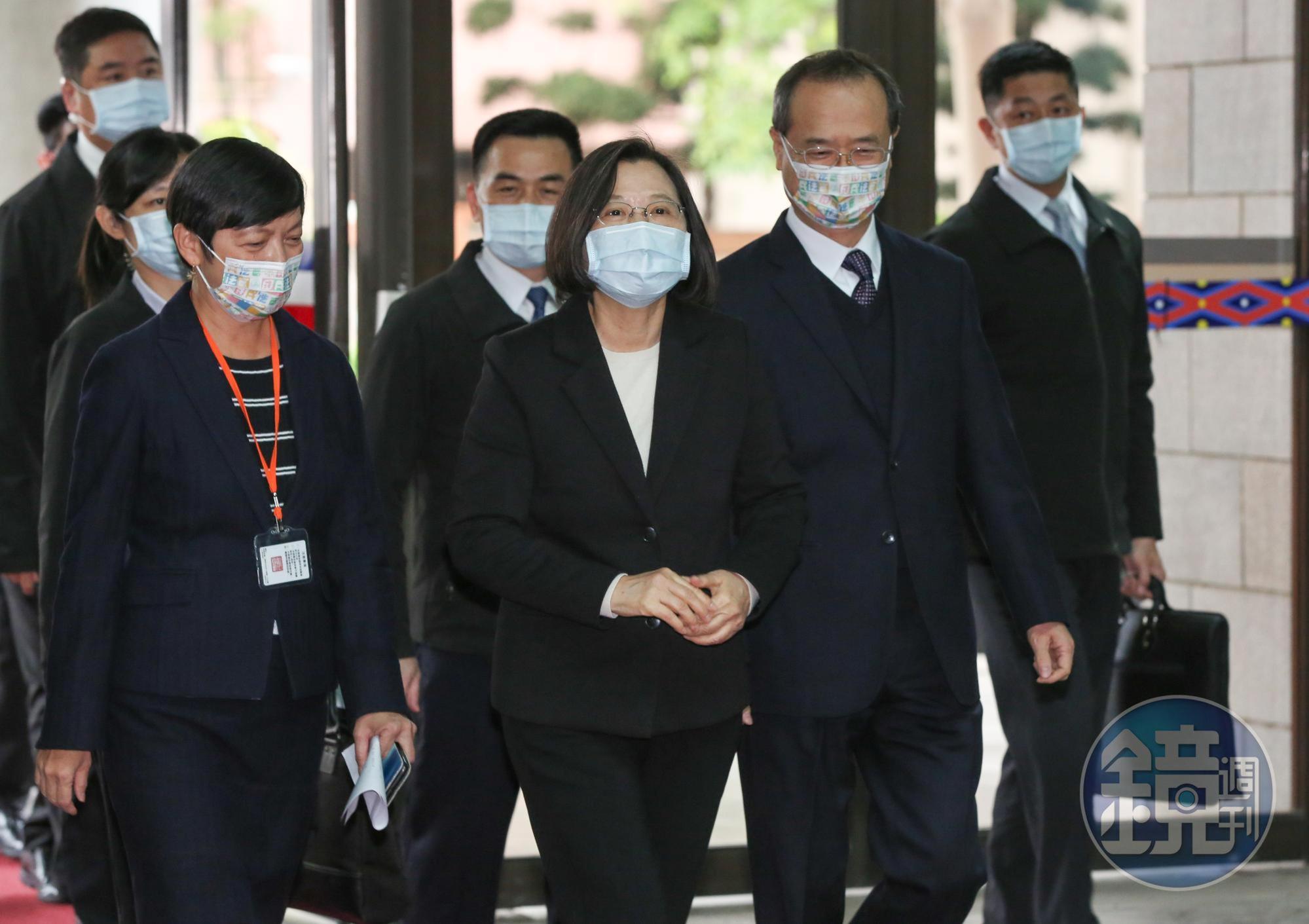 路透社調查報告指出，中國間諜已滲透台灣軍方，就連總統蔡英文（圖）的維安細節也受到滲透。（本刊資料照）