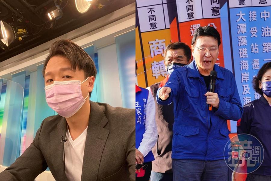 名嘴李正皓(左)今痛批趙少康(右)就是國民黨最大的戰犯兼亂源,還開酸「當婊子就不要立牌坊」。(翻攝自李正皓臉書、本刊資料照)