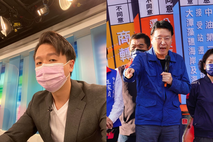 名嘴李正皓（左）今痛批趙少康（右）就是國民黨最大的戰犯兼亂源，還開酸「當婊子就不要立牌坊」。（翻攝自李正皓臉書、本刊資料照）