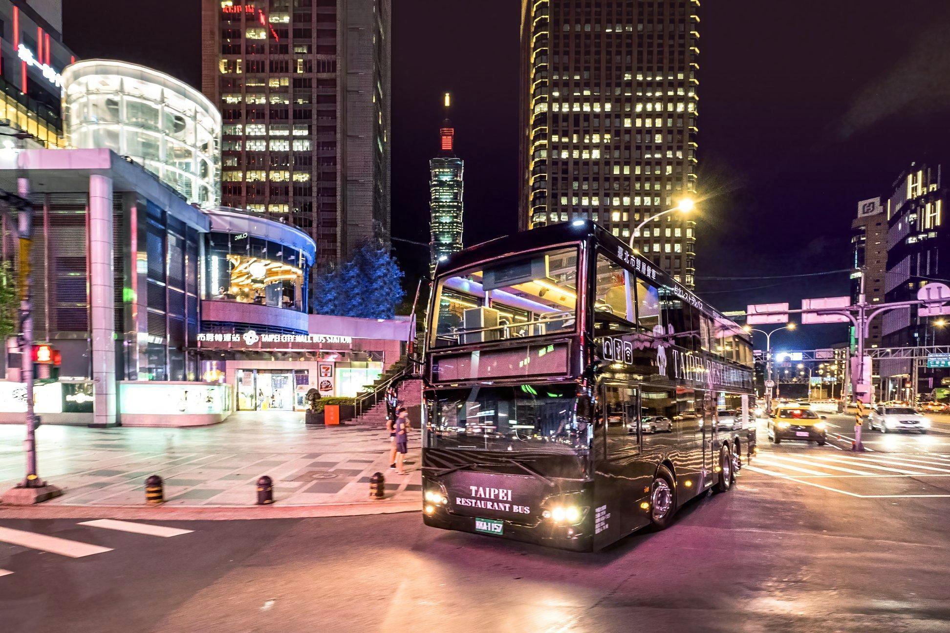 晶華推出的「美食獵遊包車派對」,飽覽城市風光同時品嘗五星級美食。(台北晶華酒店提供)