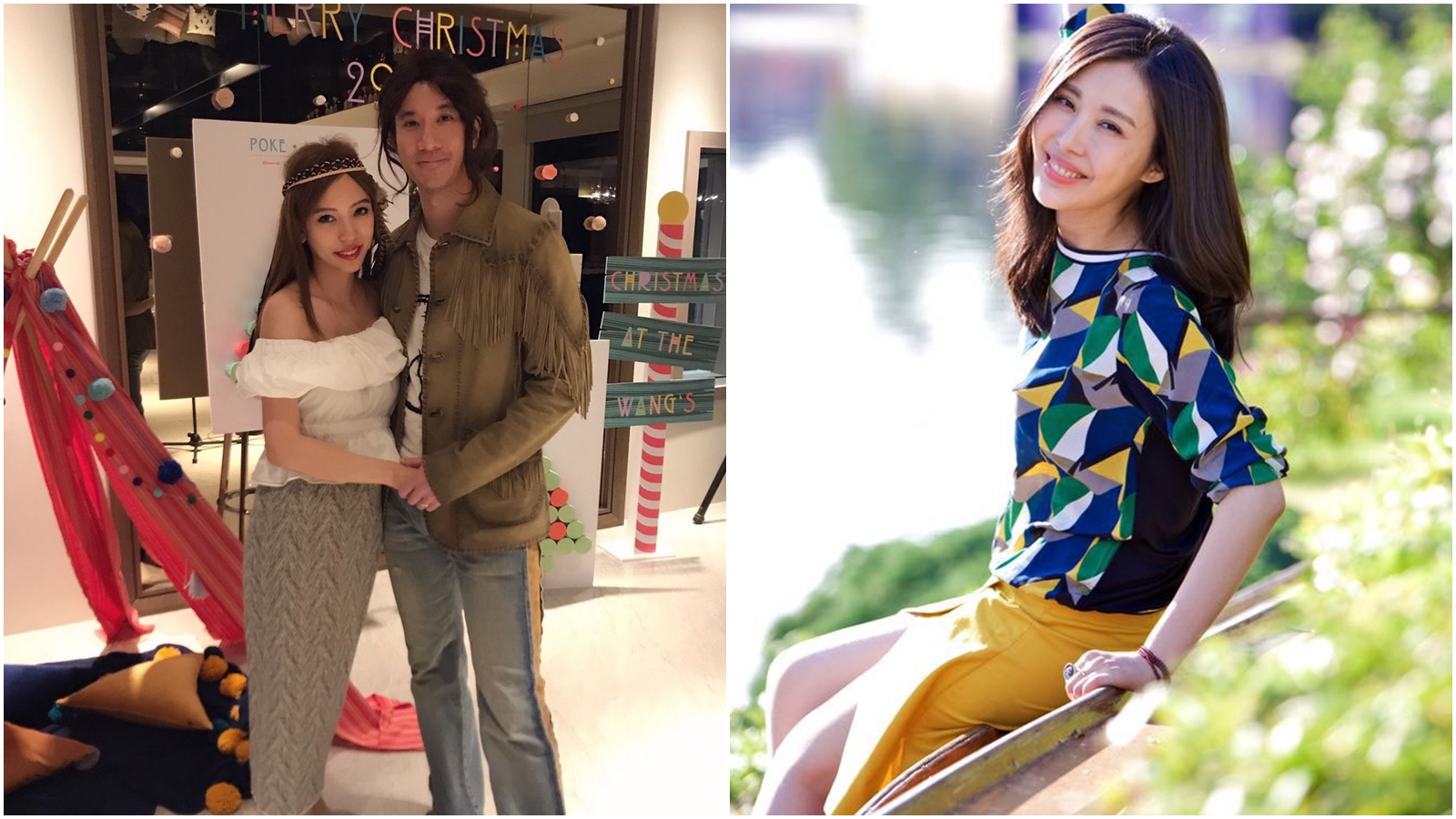 田朴珺（右）疑發文逆風力挺王力宏、嗆李靚蕾，遭到中國網友圍剿。（翻攝自李靚蕾Instagram、田朴珺微博）