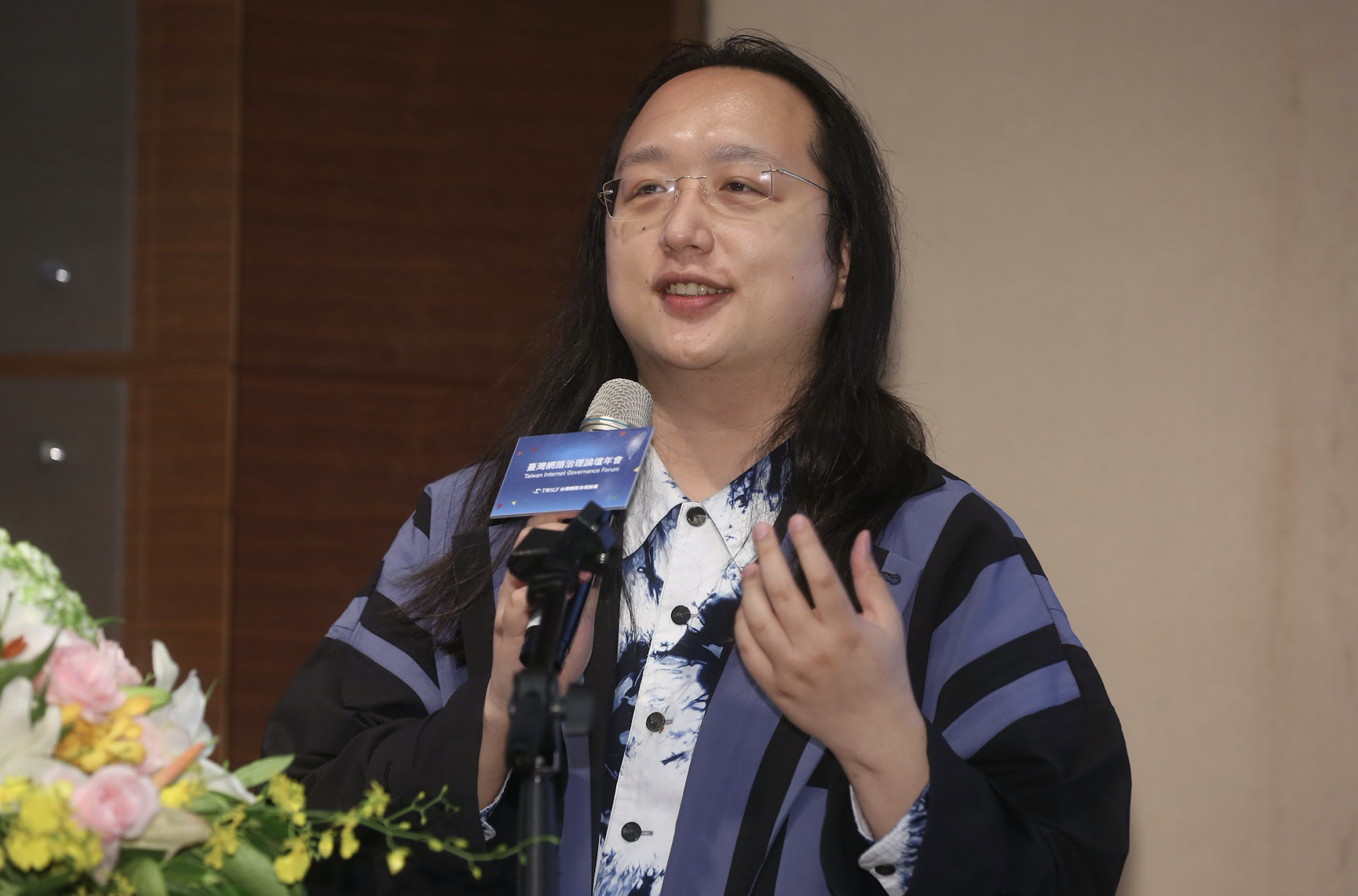 南韓政府原邀請政委唐鳳於「第四次工業革命委員會」線上演講，但於活動當日（16）日早上臨時取消。（本刊資料照）