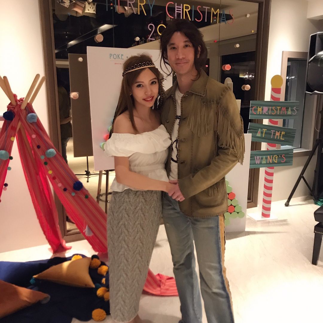 王力宏(右)、李靚蕾(左)多年來營造神仙眷侶的形象,竟毀於一旦。(翻攝自李靚蕾IG)