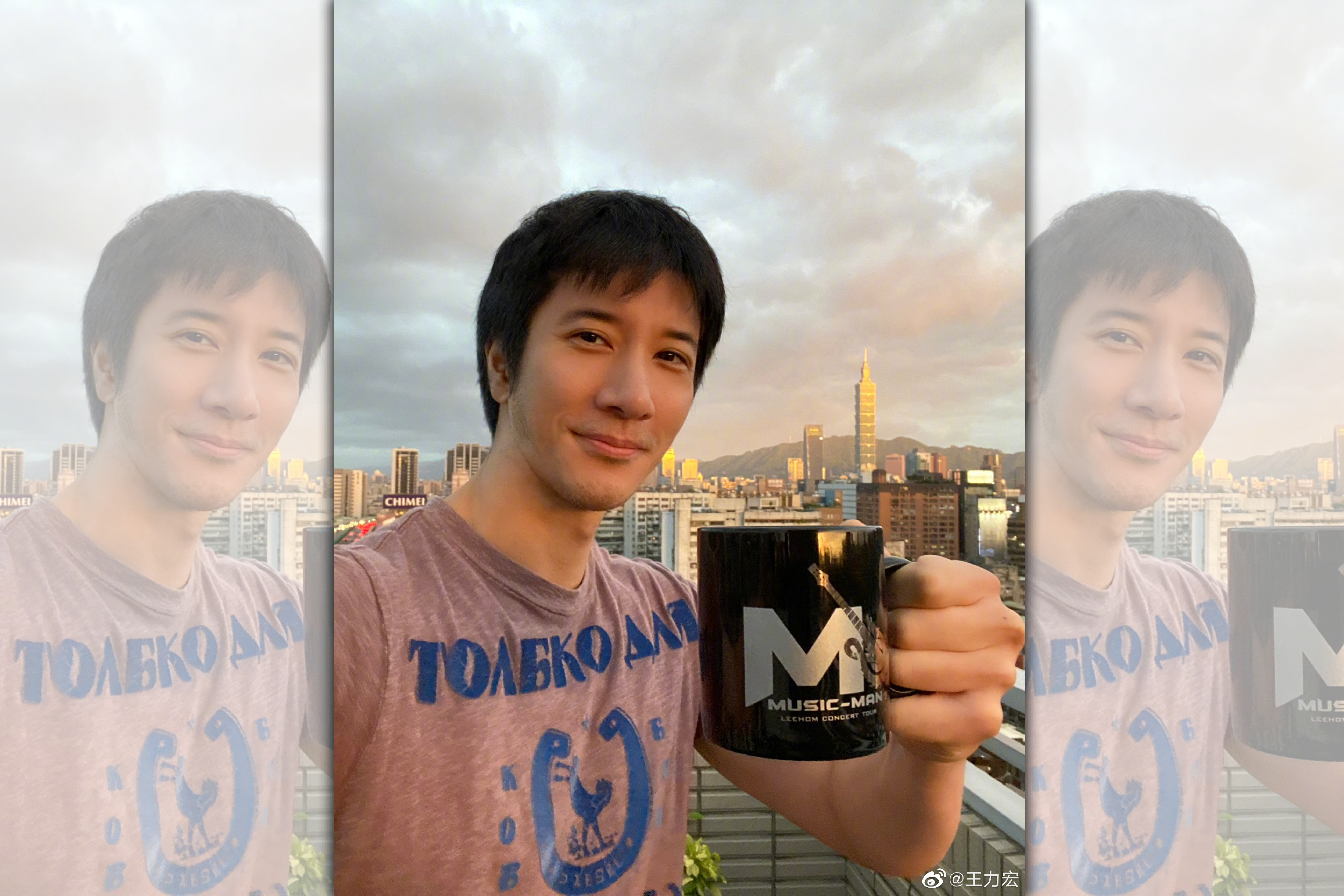 王力宏入住汪小菲名下的S Hotel。（翻攝自王力宏微博）