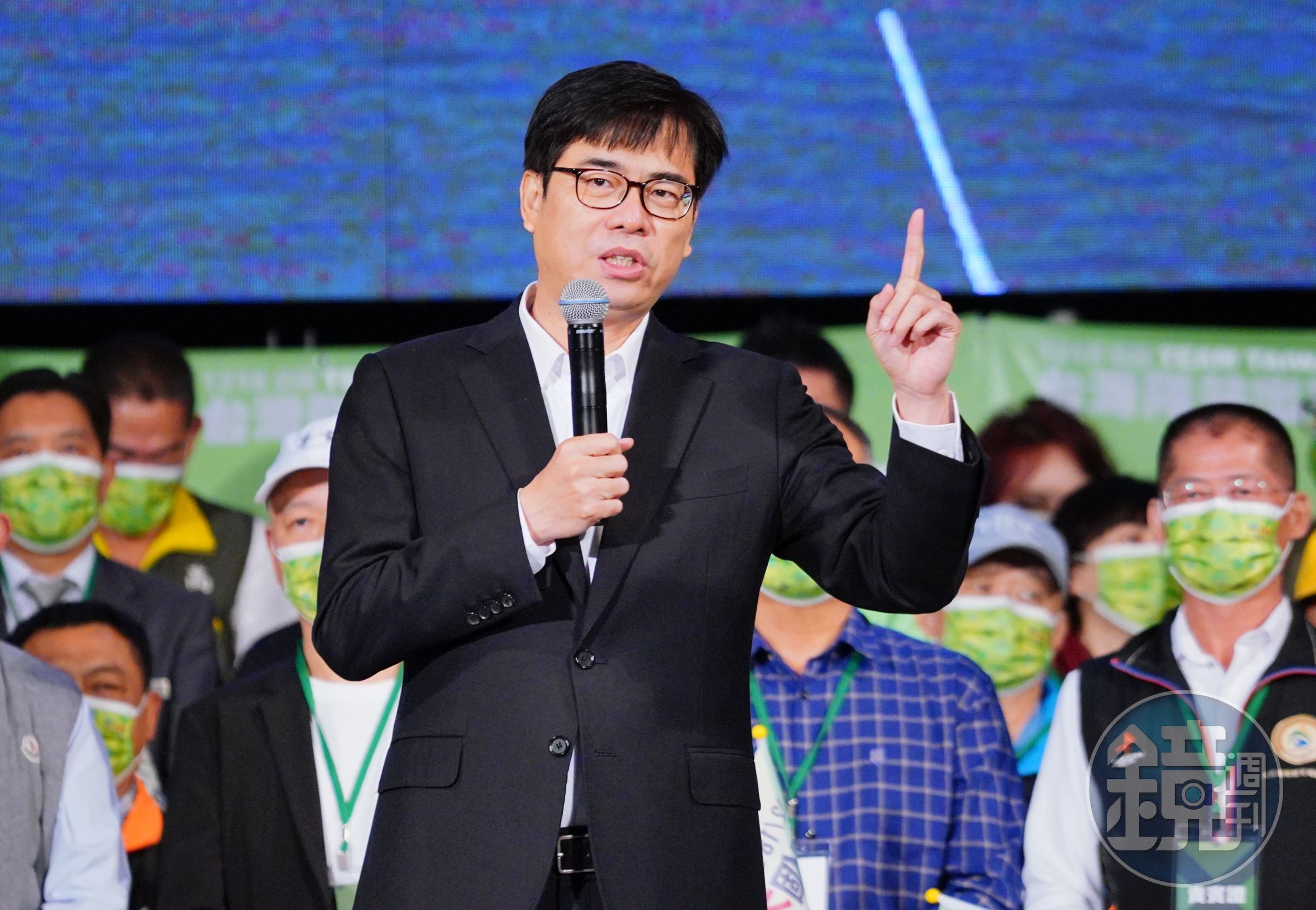 陳其邁反問趙少康，新北市的不同意票比高雄多，難道是新北在逼大家吃萊豬嗎？（本刊資料照）