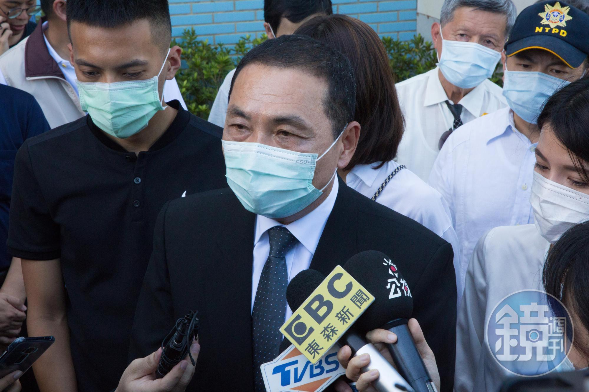 新北市長侯友宜今表示,民意代表監督政府,是一個職責問題。(資料照)