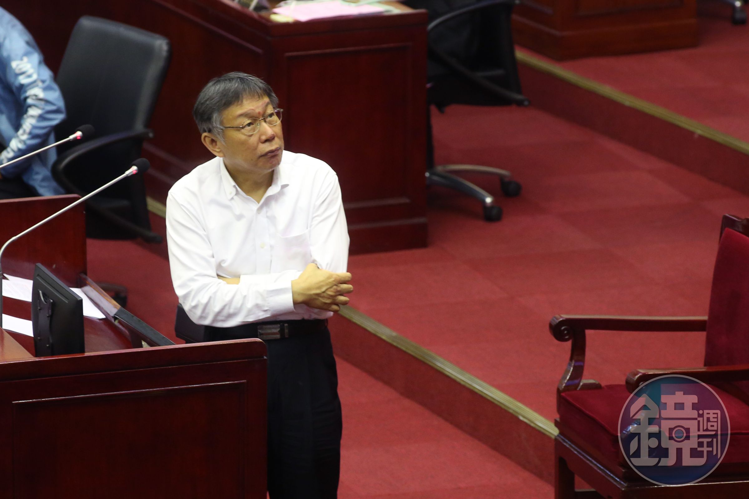 台北市長柯文哲針對敬老金發放一案提出覆議，今遭市議會表決封殺。（本刊資料照）