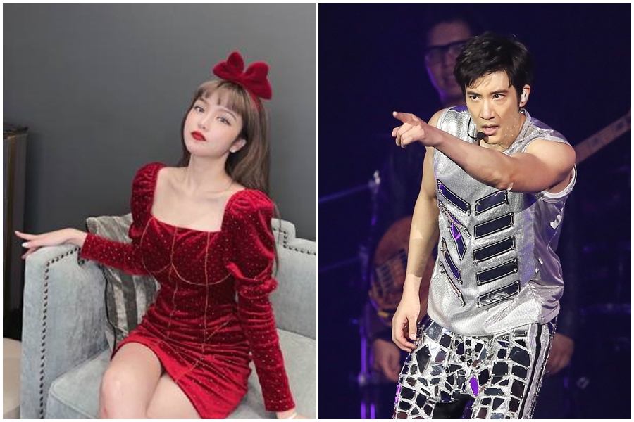 網友挖出周揚青8年前曾經大讚王力宏「又帥又有錢又專一」。（左圖翻攝自周揚青微博、右為本刊資料照）