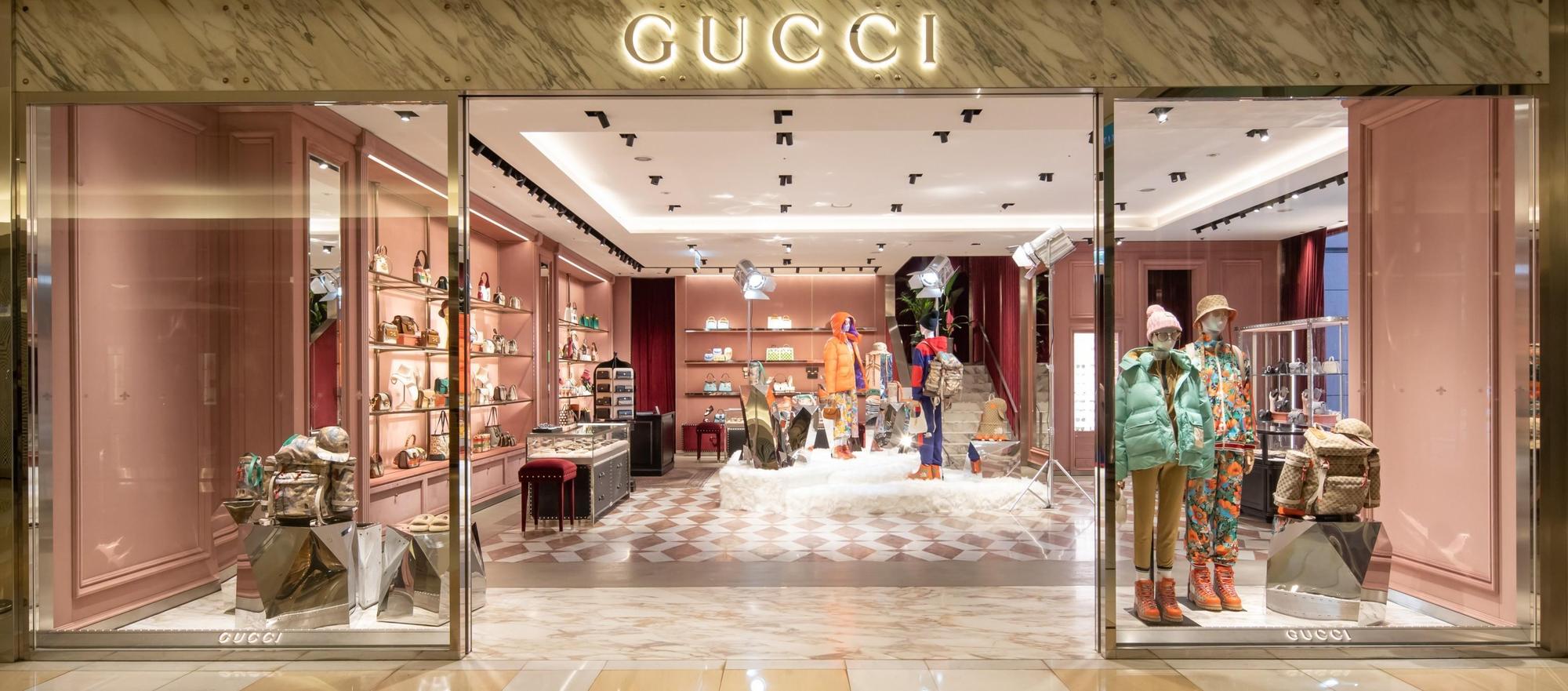 The North Face x GUCCI聯名系列:第二篇章店中於今日開設於GUCCI台中新光三越中港店。(GUCCI提供)
