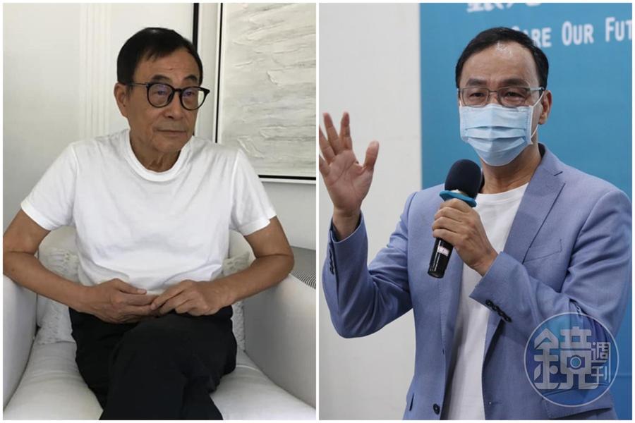 4大公投國民黨慘敗,資深音樂人劉家昌(左)向主席朱立倫(右)喊話,開除新北市長侯友宜及台中市長盧秀燕。(左圖翻攝自劉家昌臉書,右圖本刊資料照)