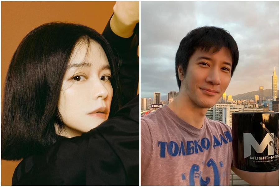 針對徐若瑄(左)第三篇聲明,廣告小妹和朋友討論後分析「徐若瑄沒說謊但也沒坦白」,讓身為粉絲的她相當傷心。(左圖翻攝自徐若瑄臉書,右圖翻攝自王力宏臉書)
