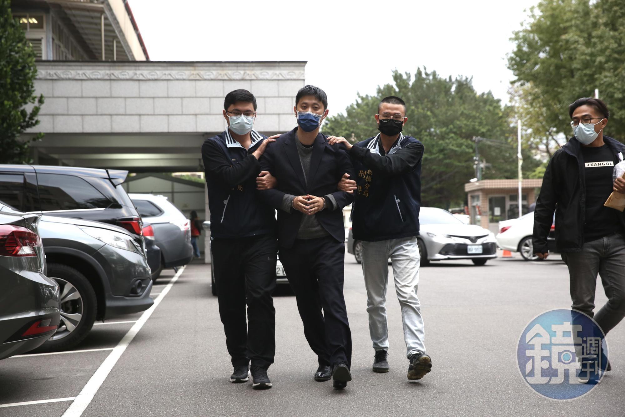 立委高嘉瑜前男友林秉樞羈押21天，今天首度提訊。