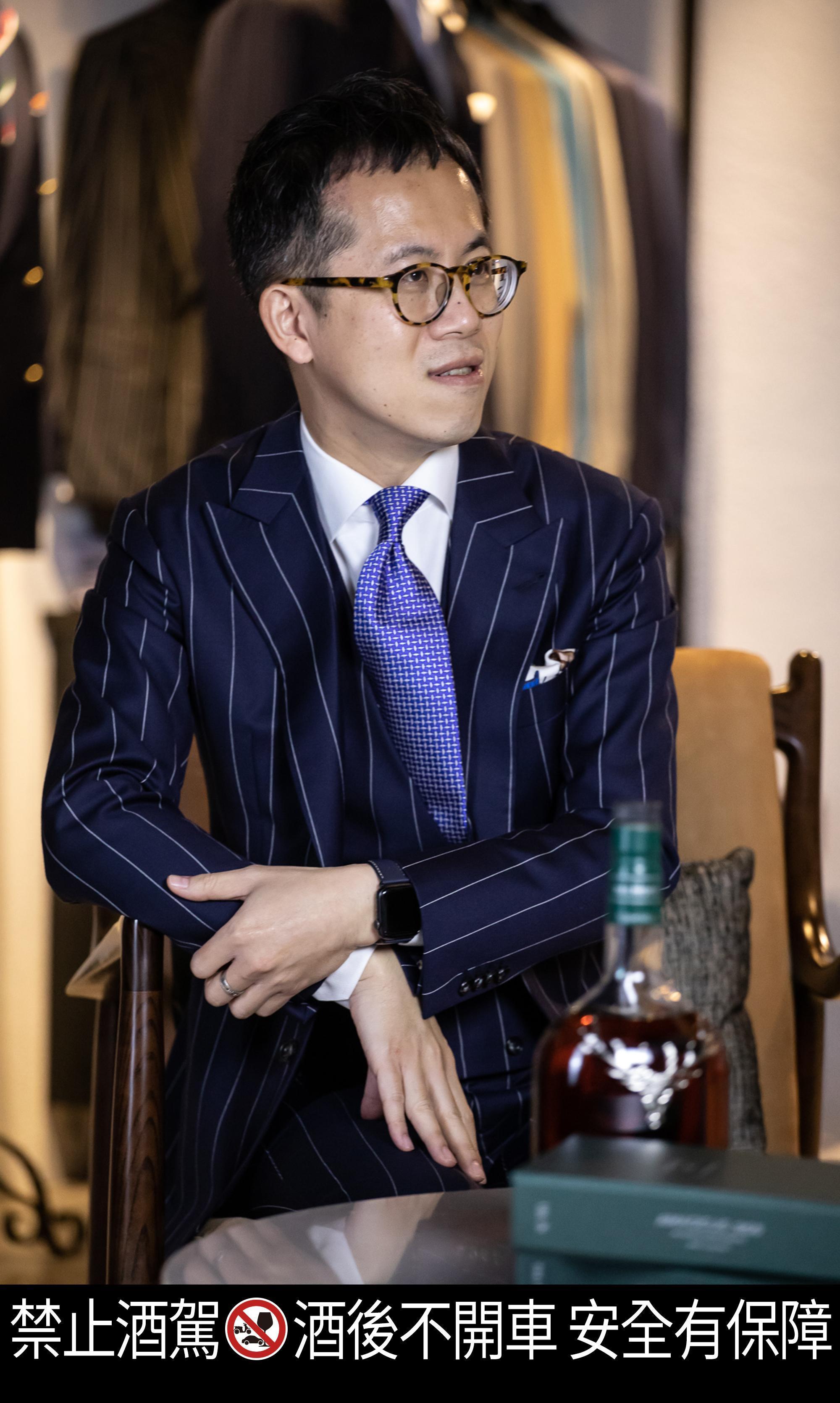 高梧集創辦人石煌傑說一件好的西服,只要保存良好、作工精良,都可以透過剪裁改變成為新的氣象。