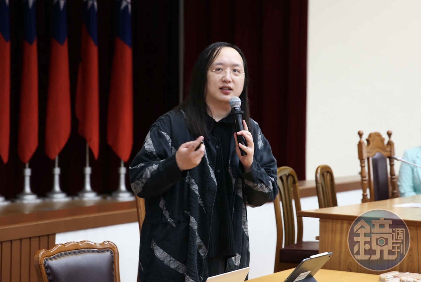 行政院政委唐鳳原受邀參加「第四次工業革命委員會」線上演講，但活動卻於當天（16）日早上被臨時取消。（本刊資料照）