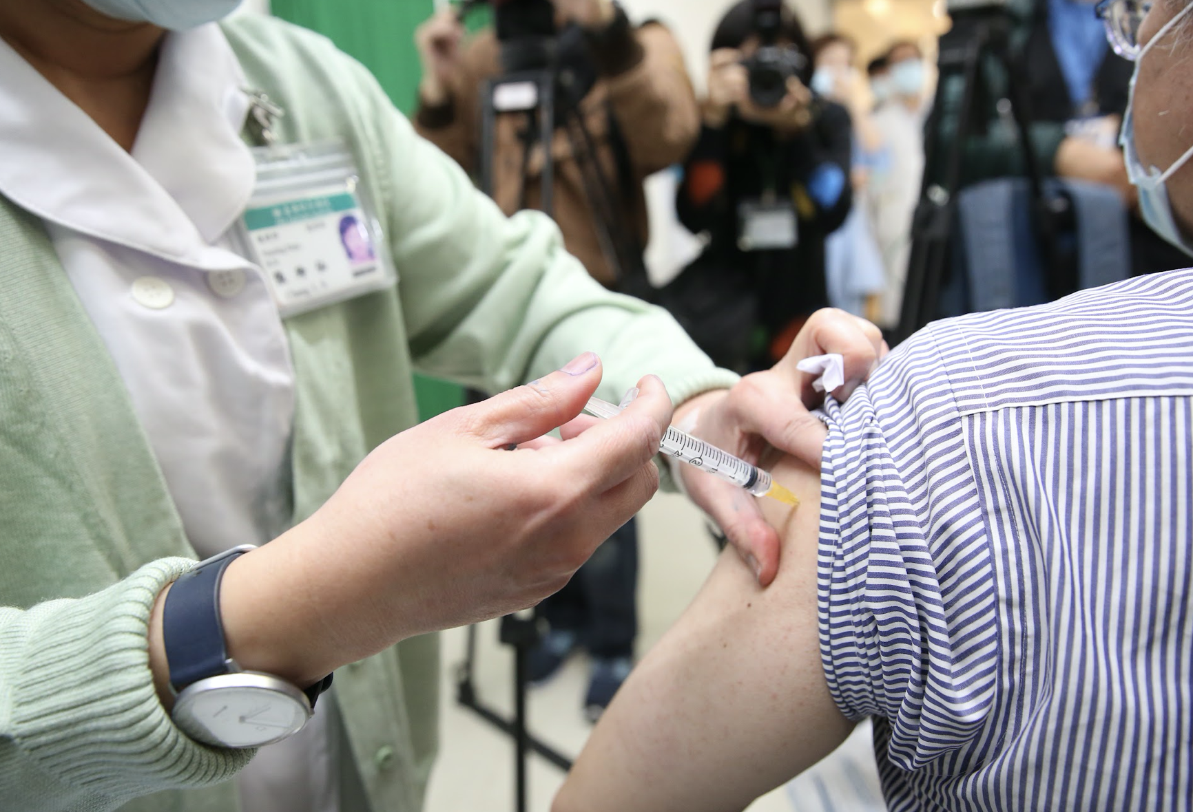 國防部宣布，自明年起無論任何役別或身份，只要進入國軍營區皆需完成2劑新冠肺炎疫苗接種。（示意圖，資料照）