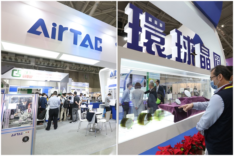 專家同時點名亞德客（左）、環球晶（右）為明年千金股的大熱門。