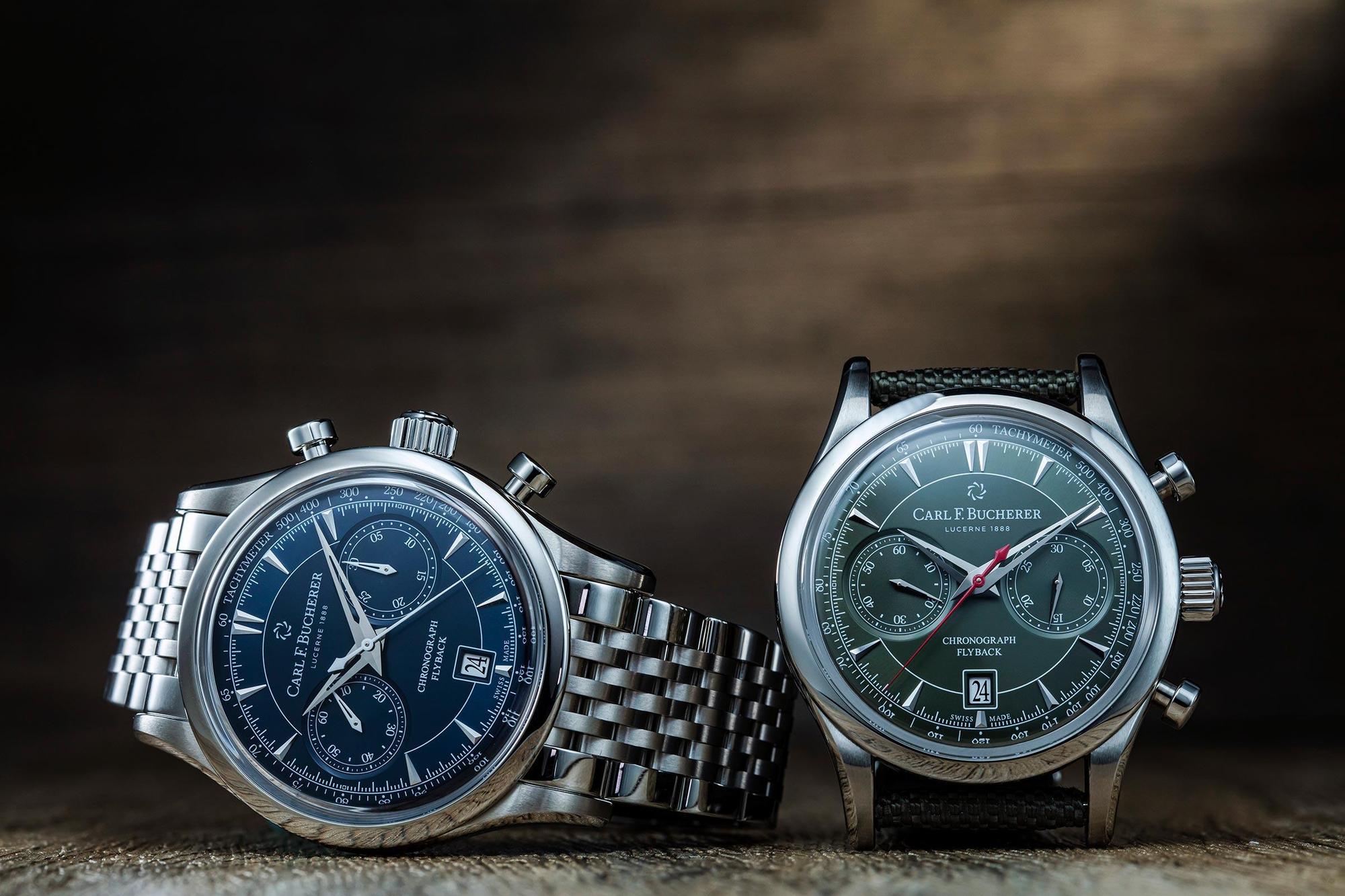 馬利龍飛返計時碼錶是目前寶齊萊的主力作品,復古帶著現代時尚風格的樣貌,提供多種顏色與錶帶選擇。