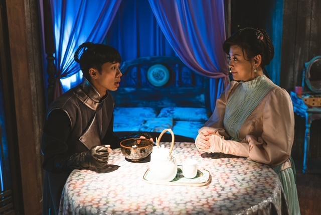 方馨在《孟婆客棧》飾演吳政迪的媽媽。（公視台語台提供）
