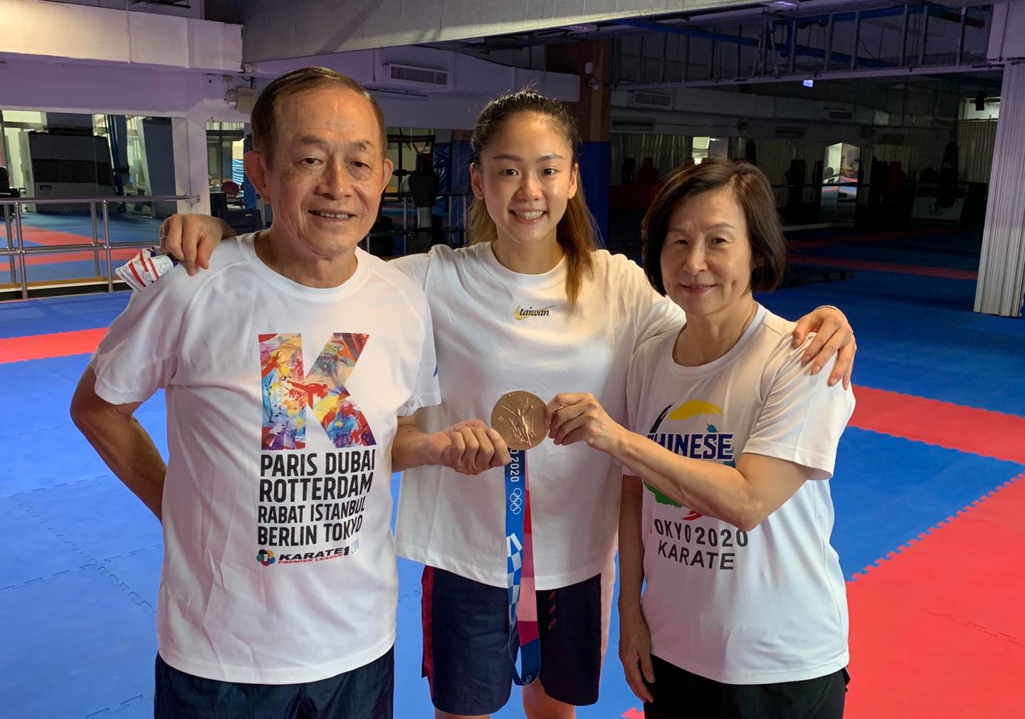 這次隨團移訓選手，包含東京奧運銅牌文姿云，稍早也報平安，直指目前身體並無異狀。（翻攝自文姿云臉書）