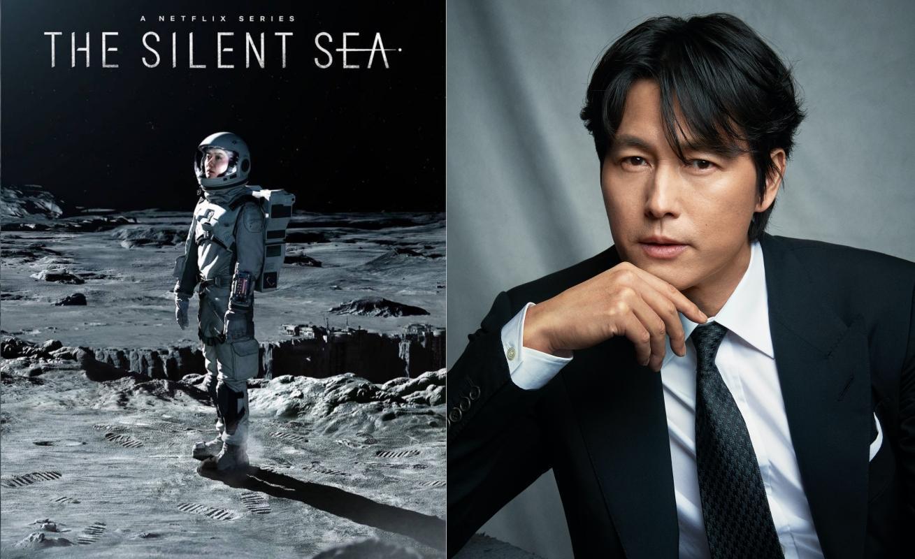 演而優,進而擔任製作人,鄭雨盛以《寧靜海》製作人身分接受台媒訪問。(左翻攝鄭雨盛IG,右為Netflix提供)