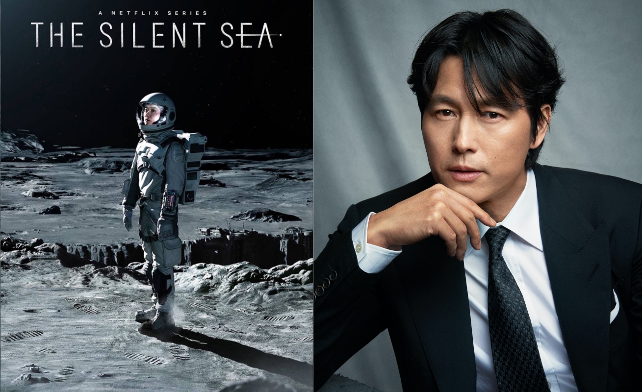 演而優,進而擔任製作人,鄭雨盛以《寧靜海》製作人身分接受台媒訪問。(左翻攝鄭雨盛IG,右為Netflix提供)