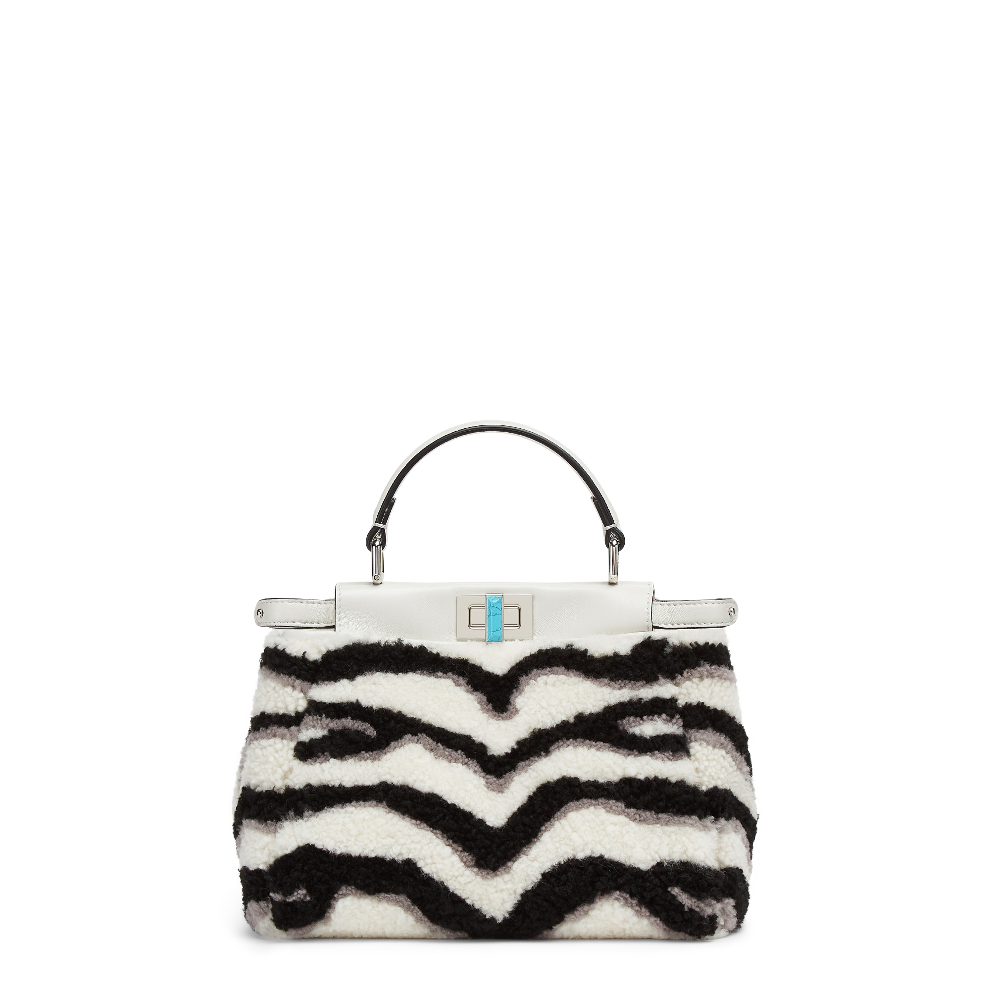 FENDI Winter Sports系列虎紋造型Peekaboo Iconic Mini。NT$185,000（FENDI堤供）