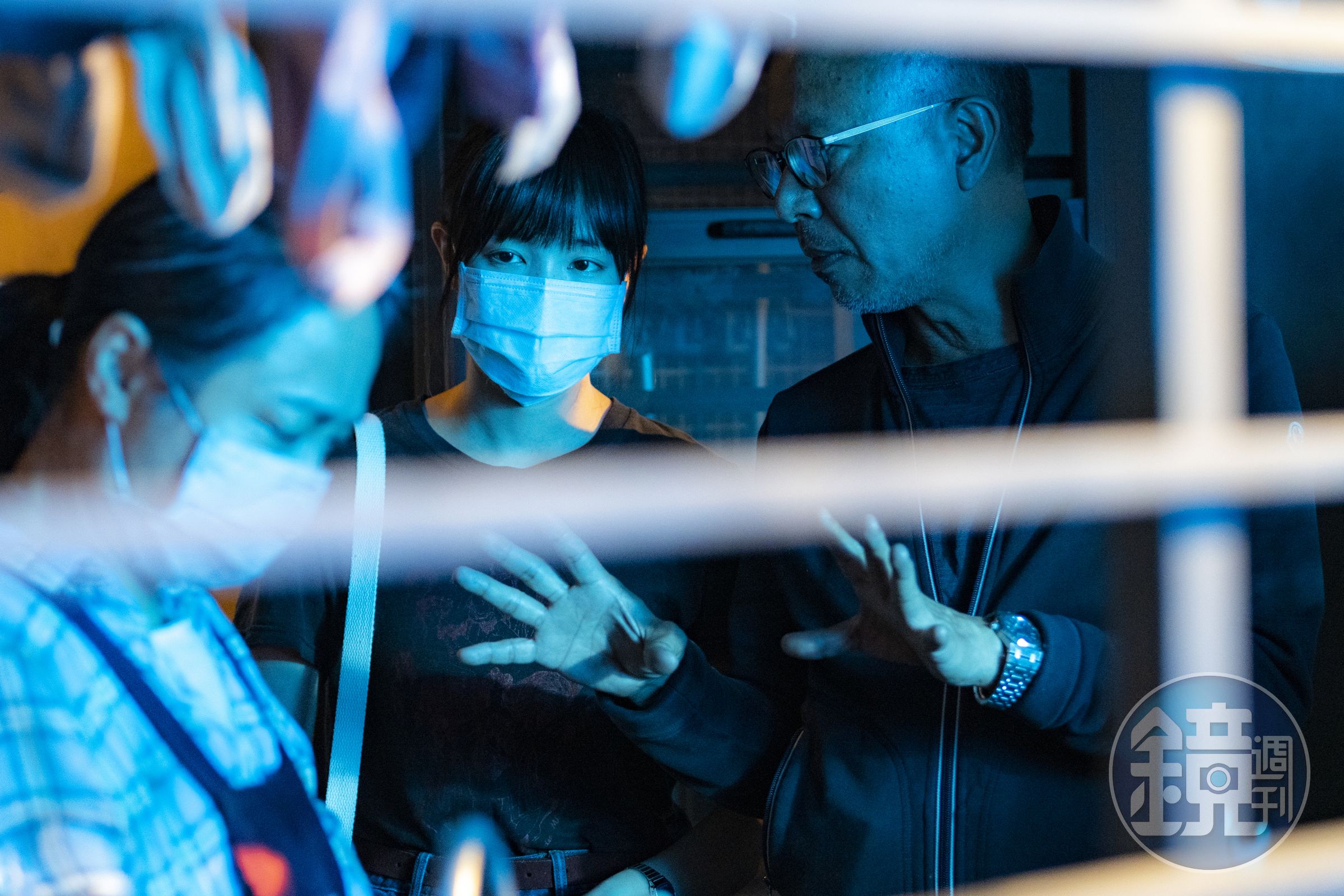 導演鍾孟宏（右）與演員王淨（左）。（Netflix提供）