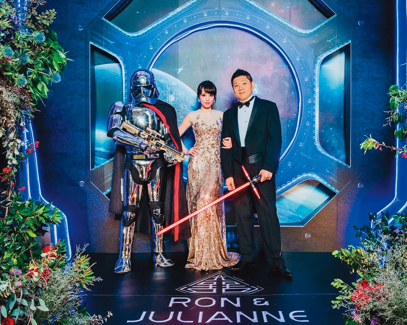 朱蕾安和Ron在2年前舉辦星戰主題婚禮風騷一時。（翻攝自朱蕾安IG）