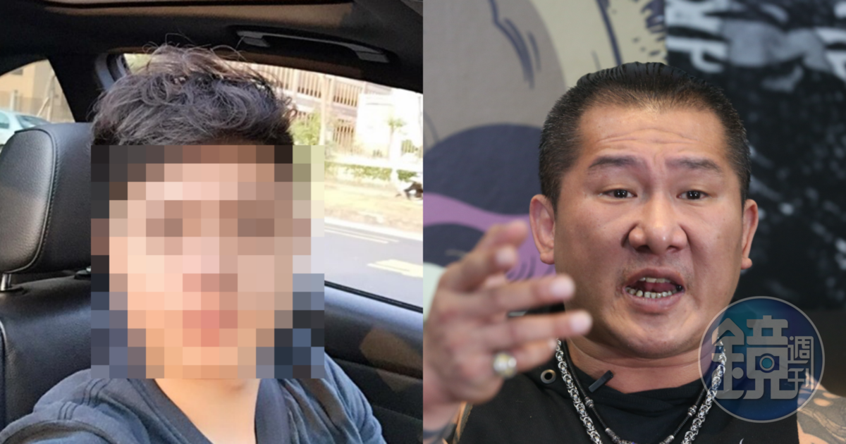 高雄黃姓男子（左）昨晚酒駕肇事，撞死一名母親，館長因此怒嗆政府只會「抗中保台」。（翻攝自黃男臉書、本刊資料照）
