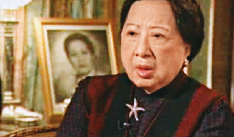 孔令偉的姊姊孔令儀(圖)曾被國稅局追討妹妹的遺產稅,還鬧上法院。(翻攝自網路)
