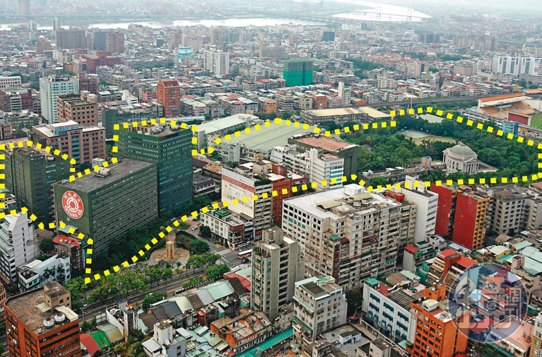 位於台北市中山北路的大同總部,準備規劃重建。